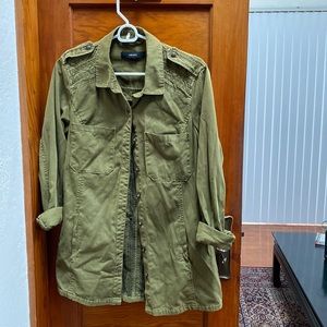 Green army jacket